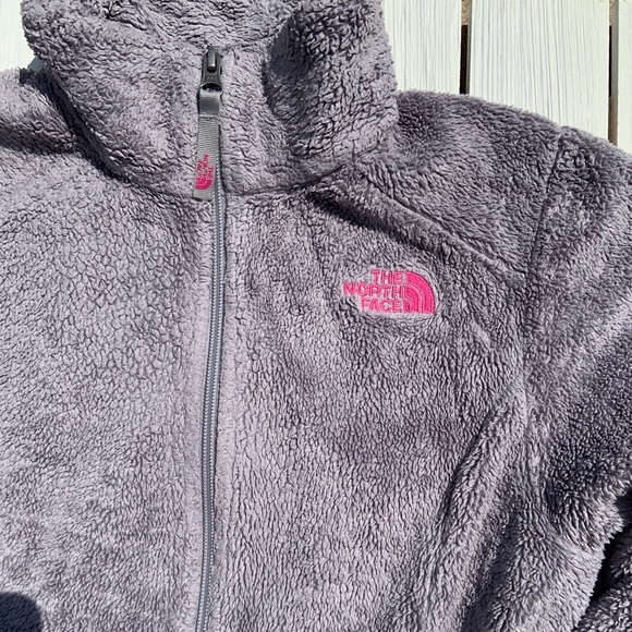 Girls The North Face plush zip up - Picture 2 of 5